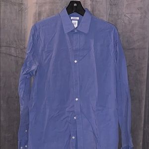 Gap men’s dress shirt French blu button down med